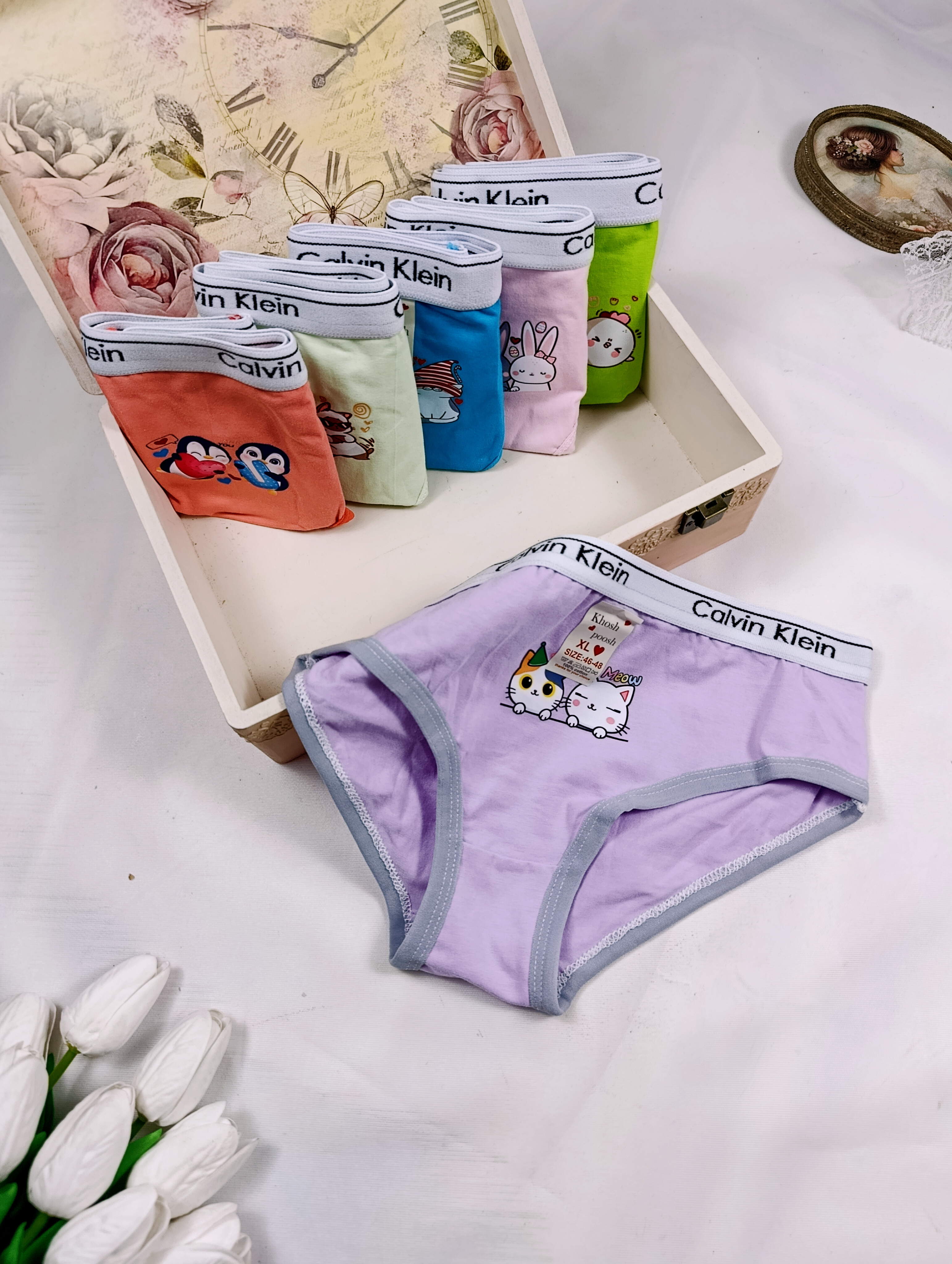 شورت تمام نخ پنبه کش پهن کش کلوین کلین